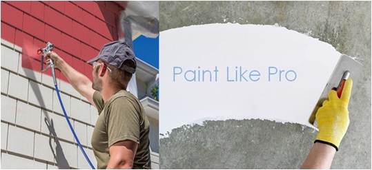 Complete Exterior Wall Paint Process