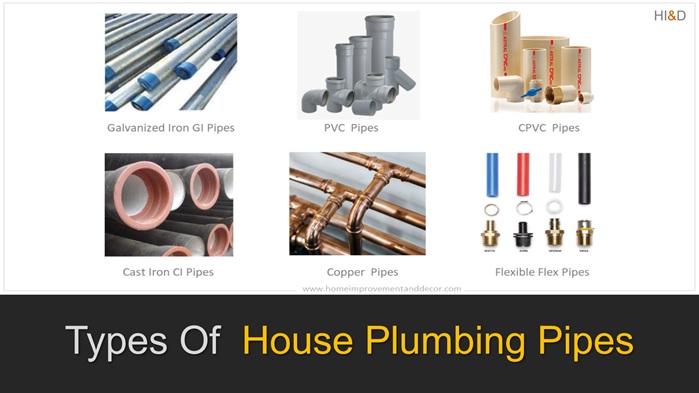 Types Of Plumbing Pipes DIY Guide