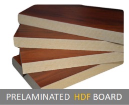 HDF Board , Wooden Board , HDF Prelaminated Boards , High Density Fiber Board