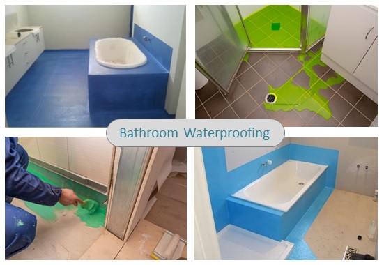 Bathroom Waterproofing , How to waterproof bathroom, Toilet Waterproofing