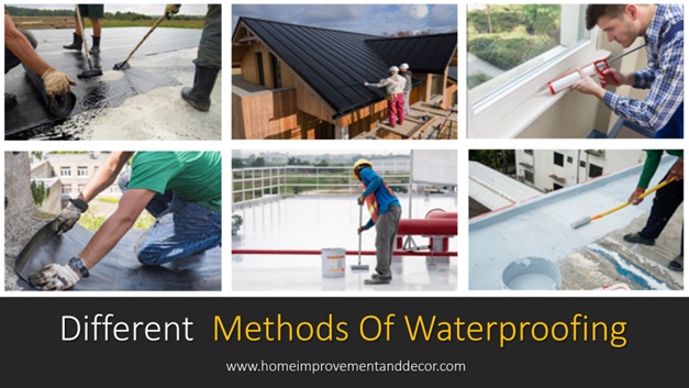 Methods Of Waterproofing , Types Of Waterproofing , How To Waterproof DIY