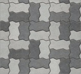 Zigzag Shape pavers , Paver Block Design 6