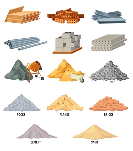 Construction Material , Building Material , Civil Engineering Material , Interior Design Materials