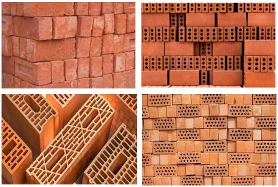 Bricks , Types Of Brick, Clay Bricks , Solid Bricks, Hollow Bricks, Brick Masonry